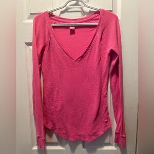 PINK Victoria Secret long sleeve v neck shirt